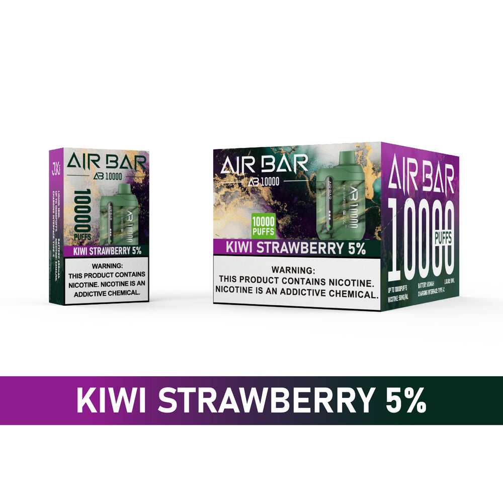 Air Bar AB10000 Disposable Vape 10-Pack Best Flavor Kiwi Strawberry