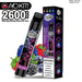 Best Deal Aokit Lux 2600 Disposable Vape 8.5mL 10 Pack  Mixed Berries