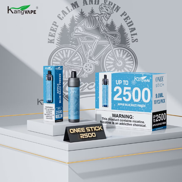 Best Deal Kangvape Onee Stick 2500 Puffs Disposable Vape 10 Pack 9mL Apple Blue Razz Freeze