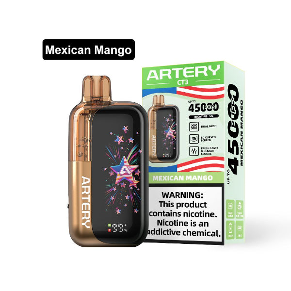 Artery CT3 Clearo 45,000 Disposable Vape Mexican Mango