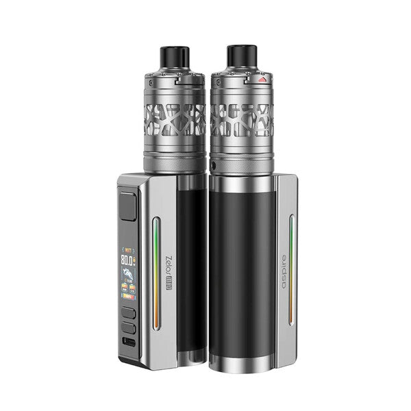 Best Deal Aspire Zelos M80 Starter Kit - Black/Silver