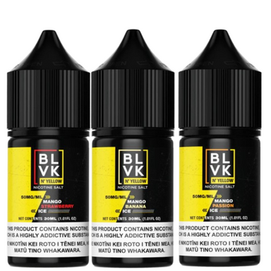 BLVK N’ Yellow Salt Vape Juice 30mL Best Flavors