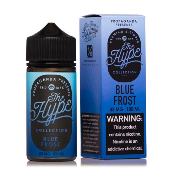 The Hype 100ML Vape Juice Best Flavors Blue Frost