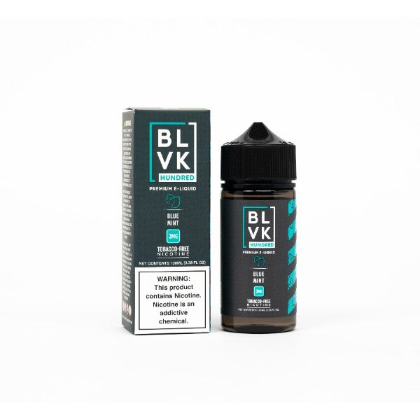 BLVK Hundred Synthetic Vape Juice 100mL Blue mint