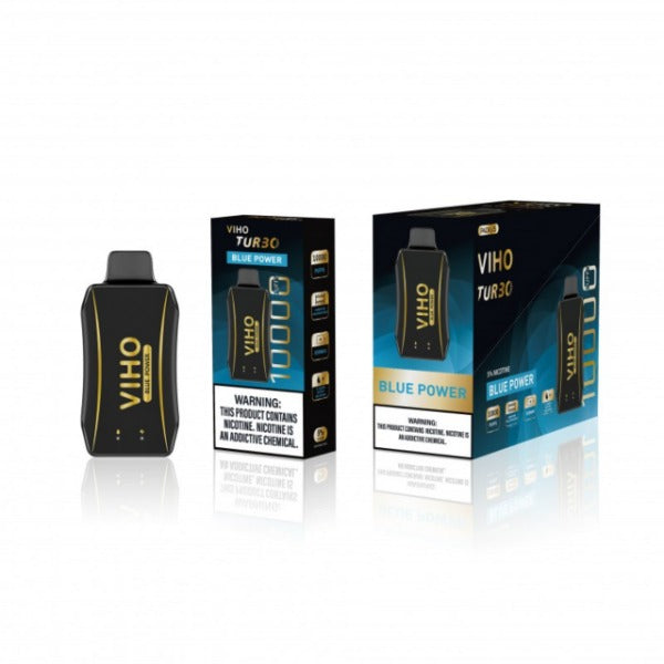 Best Deal VIHO TURBO 10000 Puffs Disposable Vape 18mL Blue Power