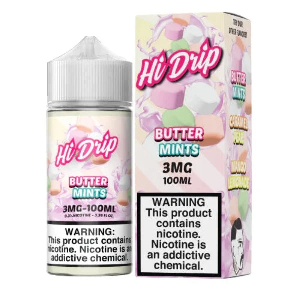  Best Deal Hi-Drip E-Liquid Vape Juice 100mL Butter Mints