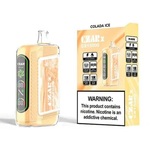 Best Deal CZAR CX15000 Disposable Vape 16mL 5-Pack Colada Ice