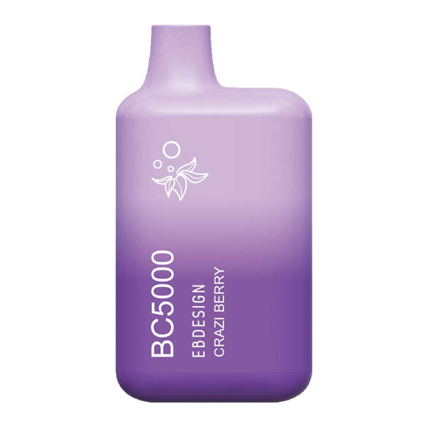 EB Designs BC5000 Disposable Vape 13mL Best Flavor Crazi Berry