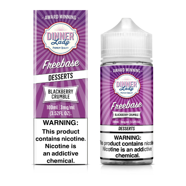 Best Deal Dinner Lady Desserts 100mL E-Juice - Blackberry  Crumnble