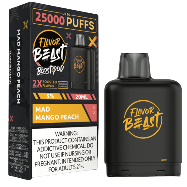 Flavor Beast Boost Pods 25,000 Puffs (Battery not Included)