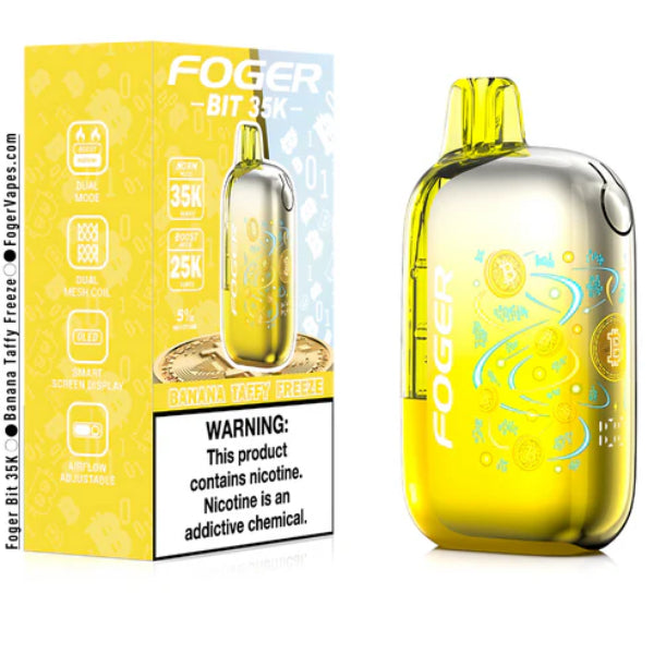 Best Deal Foger BIT 35K Puff Disposable Vape - Banana Taffy Freeze