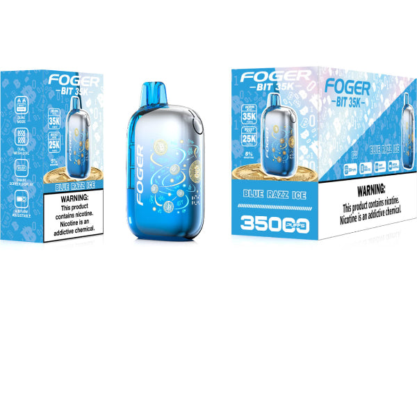 Best Deal Foger BIT 35K Puff Disposable Vape - Blue Razz Ice