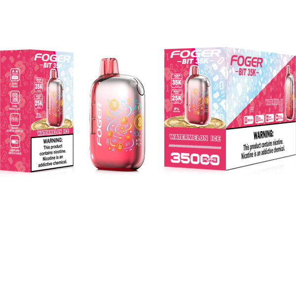 Best Deal Foger BIT 35K Puff Disposable Vape - Watermelon Ice
