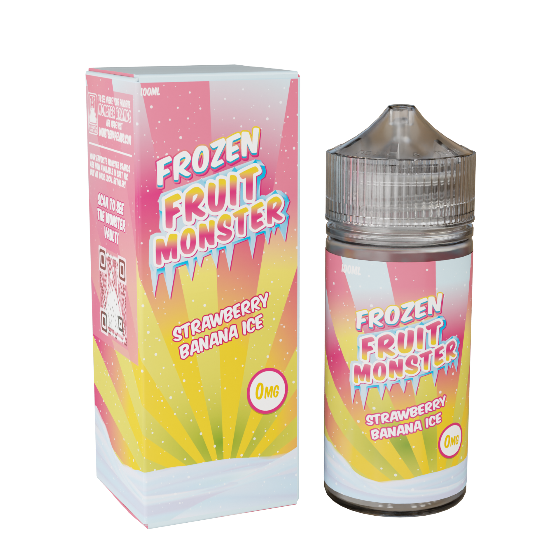 Best Deal Fruit Monster 100mL Vape Juice Strawberry Banana Ice