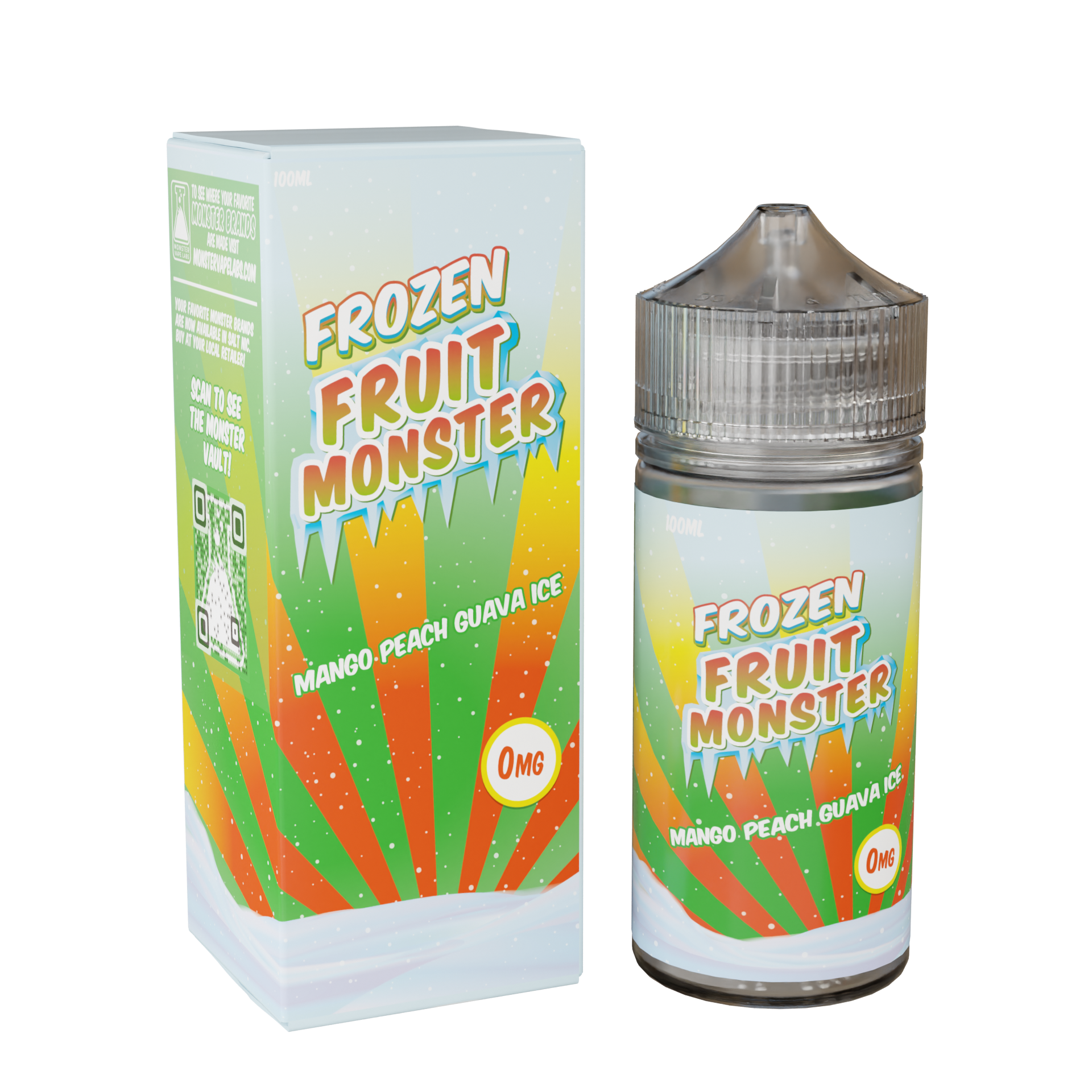 Best Deal Fruit Monster 100mL Vape Juice MAngo Peach Guava Ice