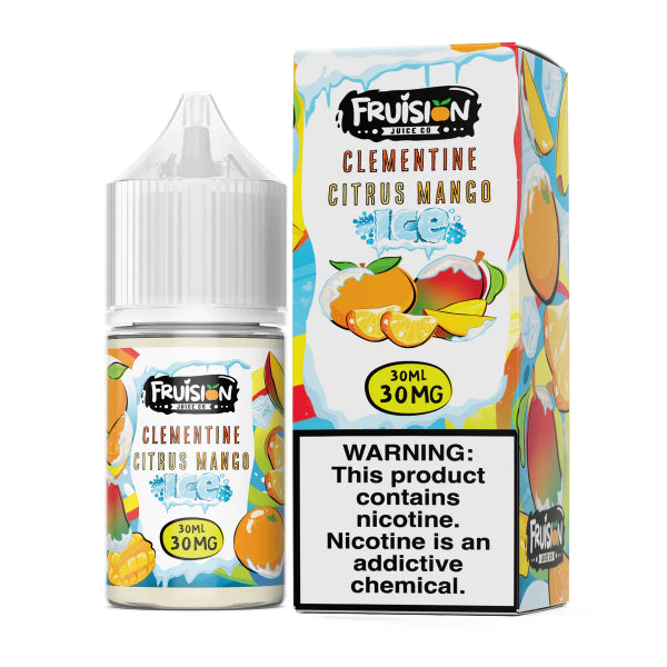 Fruision 30mL Salt Nic Iced Clementine Citrus Mango