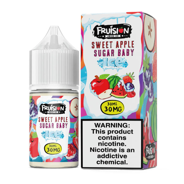 Fruision 30mL Salt Nic Iced Sweet Apple Sugar Baby