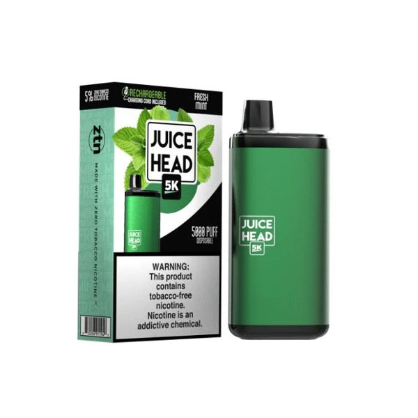 Best Deal Juice Head 5K Single TFN Disposable Vape 10mL Fresh Mint