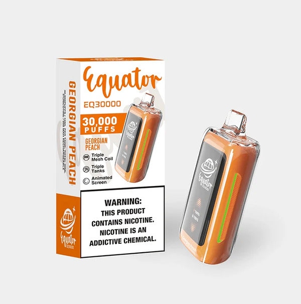 Best Deal Equator EQ30000 Rechargeable Disposable Vape 30ml Georgian Peach