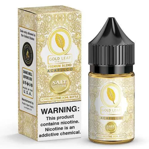 Gold Leaf 30mL Salt E-Juice Acapulco
