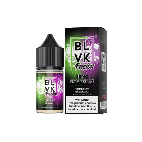 BLVK Fusion Salt 30mL Grape Apple ice