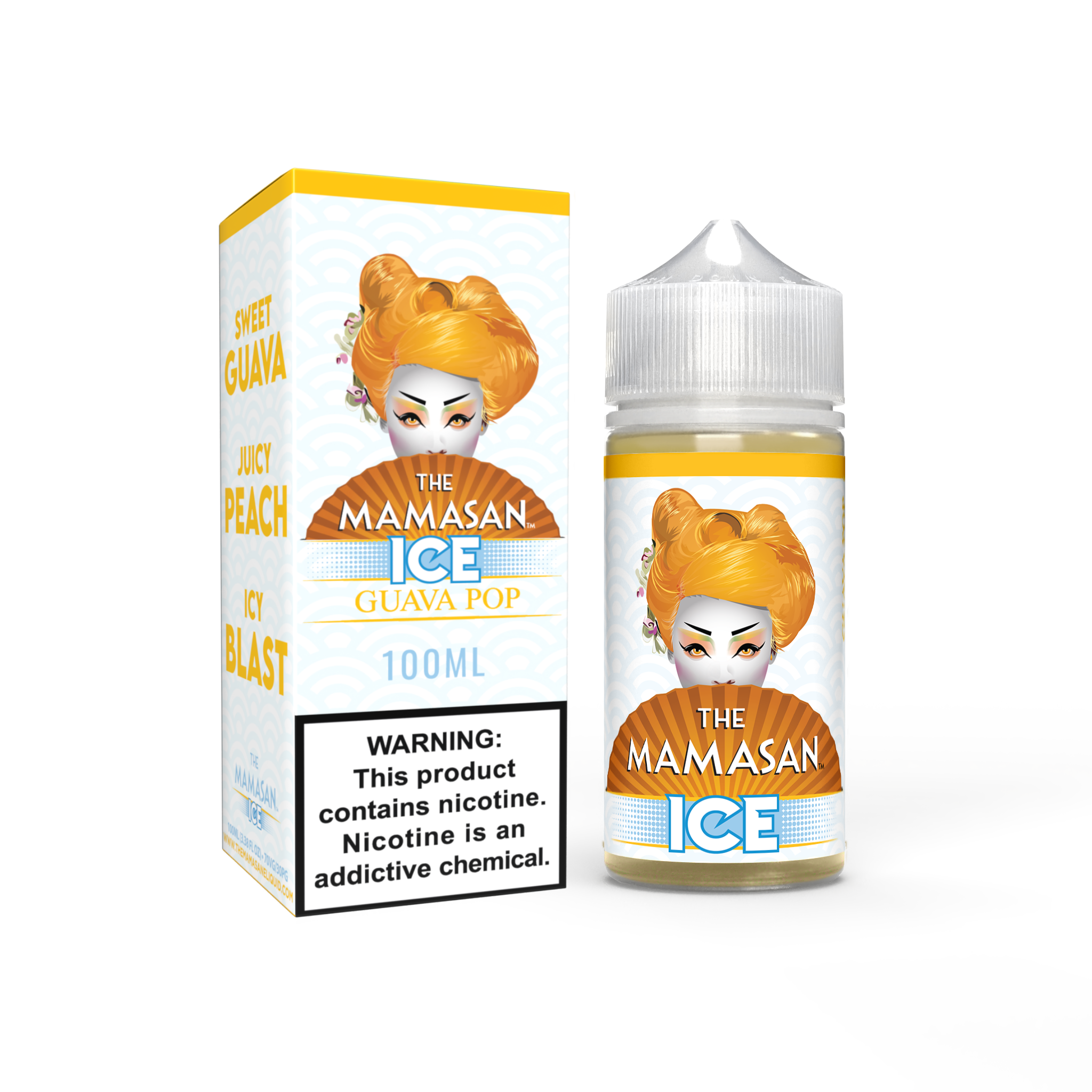 The Mamasan 100mL Vape Juice Best Flavor Guava Pop Ice