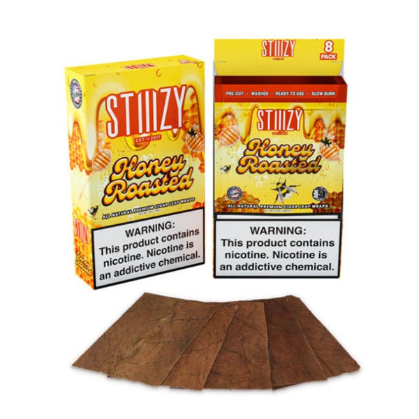 Best Deal STIIIZY Premium Wraps 6 Pack (8ct Counter Display) Honey Roasted