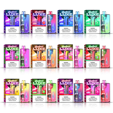 Best Hotbox Luxe 12k Puffs Disposable All Flavors