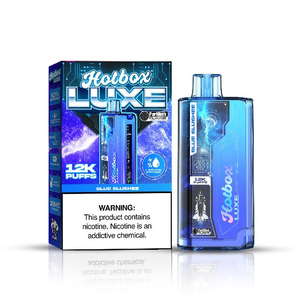 Best Deal Hotbox Luxe 12k Puffs Disposable Vape 20mL Blue Slushee