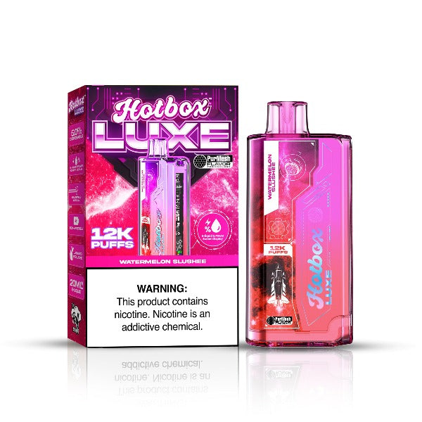 Best Deal Hotbox Luxe 12k Puffs Disposable Vape 20mL Watermelon Slushee