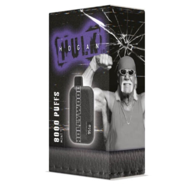 Best Deal Hulk Hogan Hollywood 8000 Puffs Disposable Vape  18mL Mint