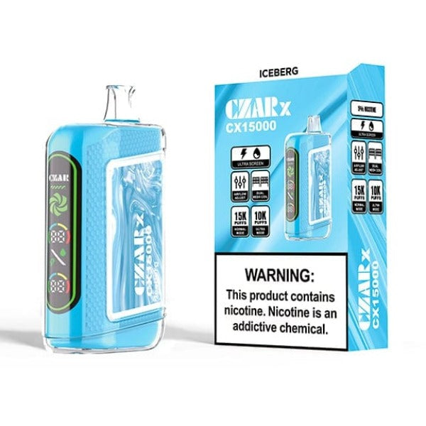 Best Deal CZAR CX15000 Disposable Vape 16mL 5-Pack Iceberg