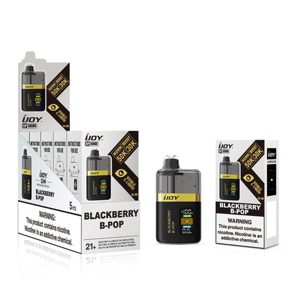 iJoy XP50K 50,000 Puffs Disposable Vape 5 Pack - Blackberry B-Pop