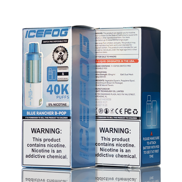 IceFog 40K Switch Pro Disposable Pod