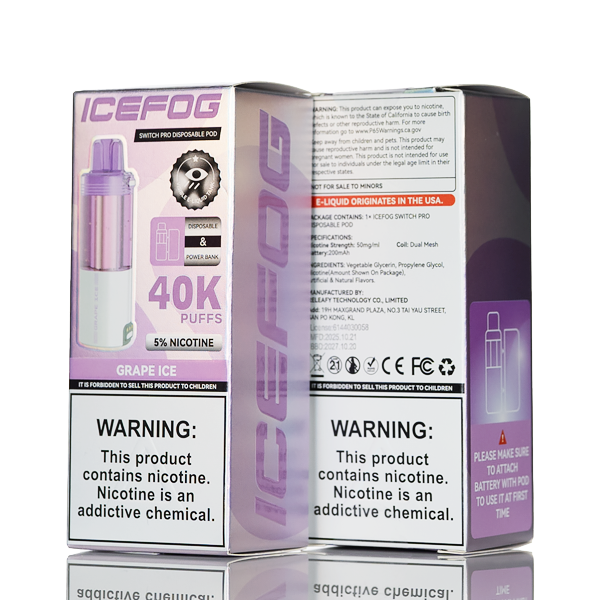 IceFog 40K Switch Pro Disposable Pod