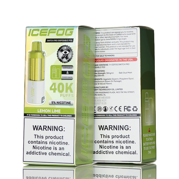 IceFog 40K Switch Pro Disposable Pod