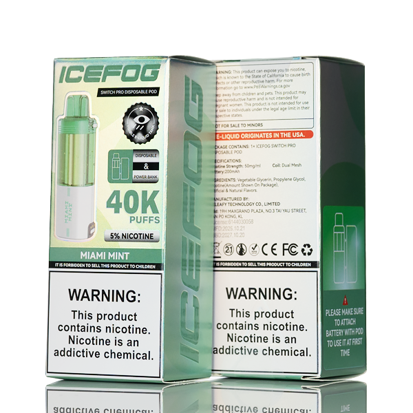 IceFog 40K Switch Pro Disposable Pod