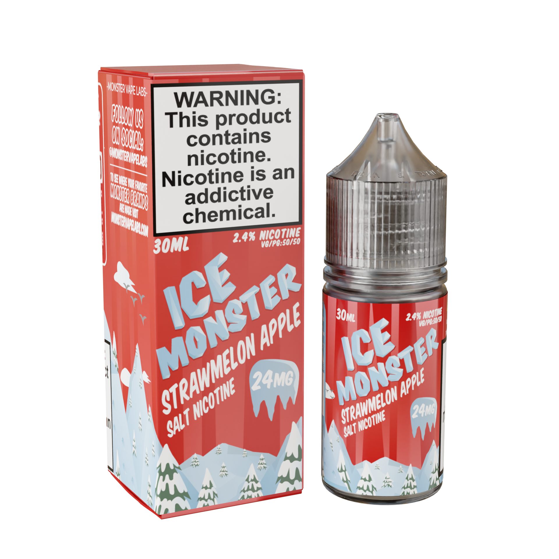 Best Deal Ice Monster Salts 30mL - Strawmelon Apple 