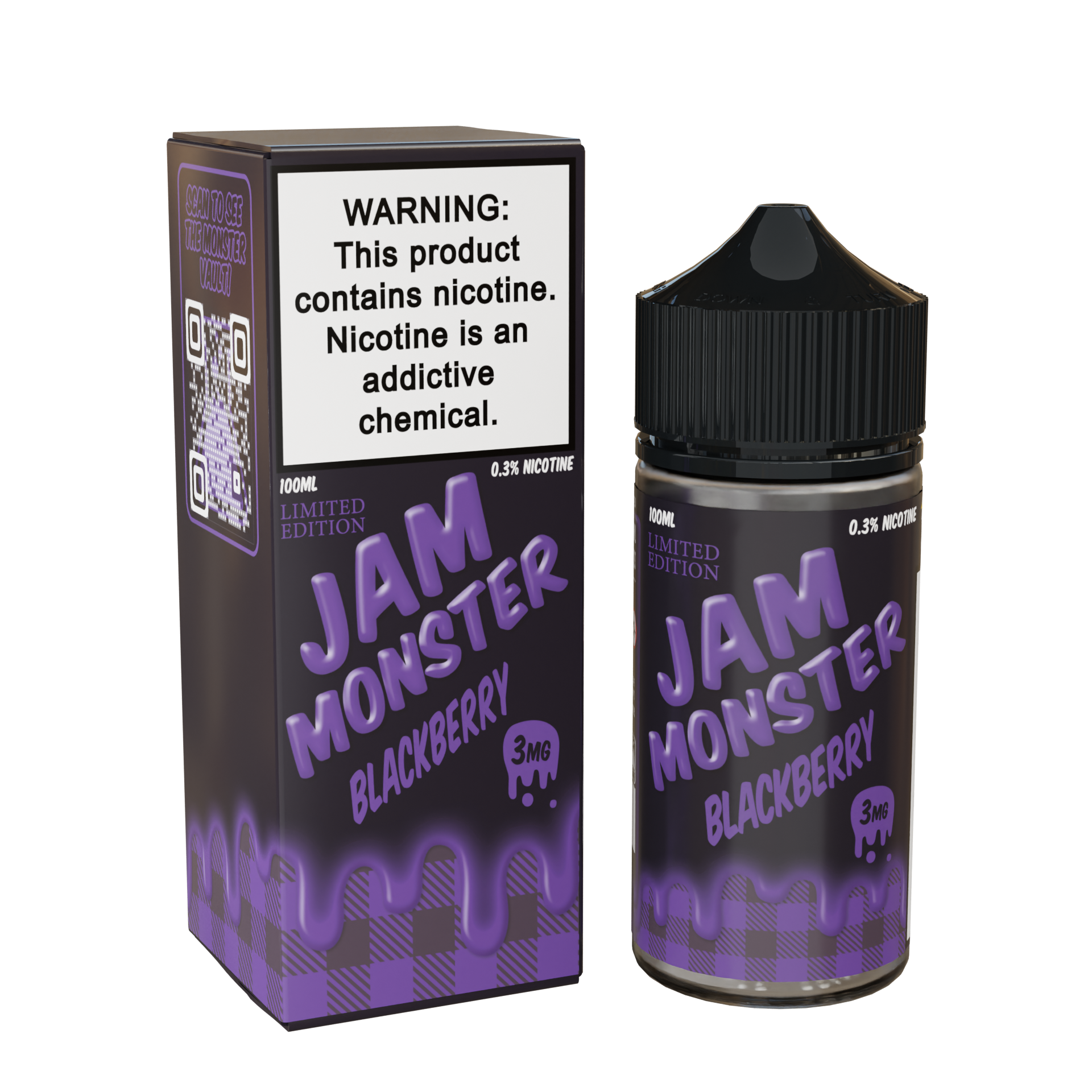 Best deal Jam Monster 100mL Vape Juice - Blackberry