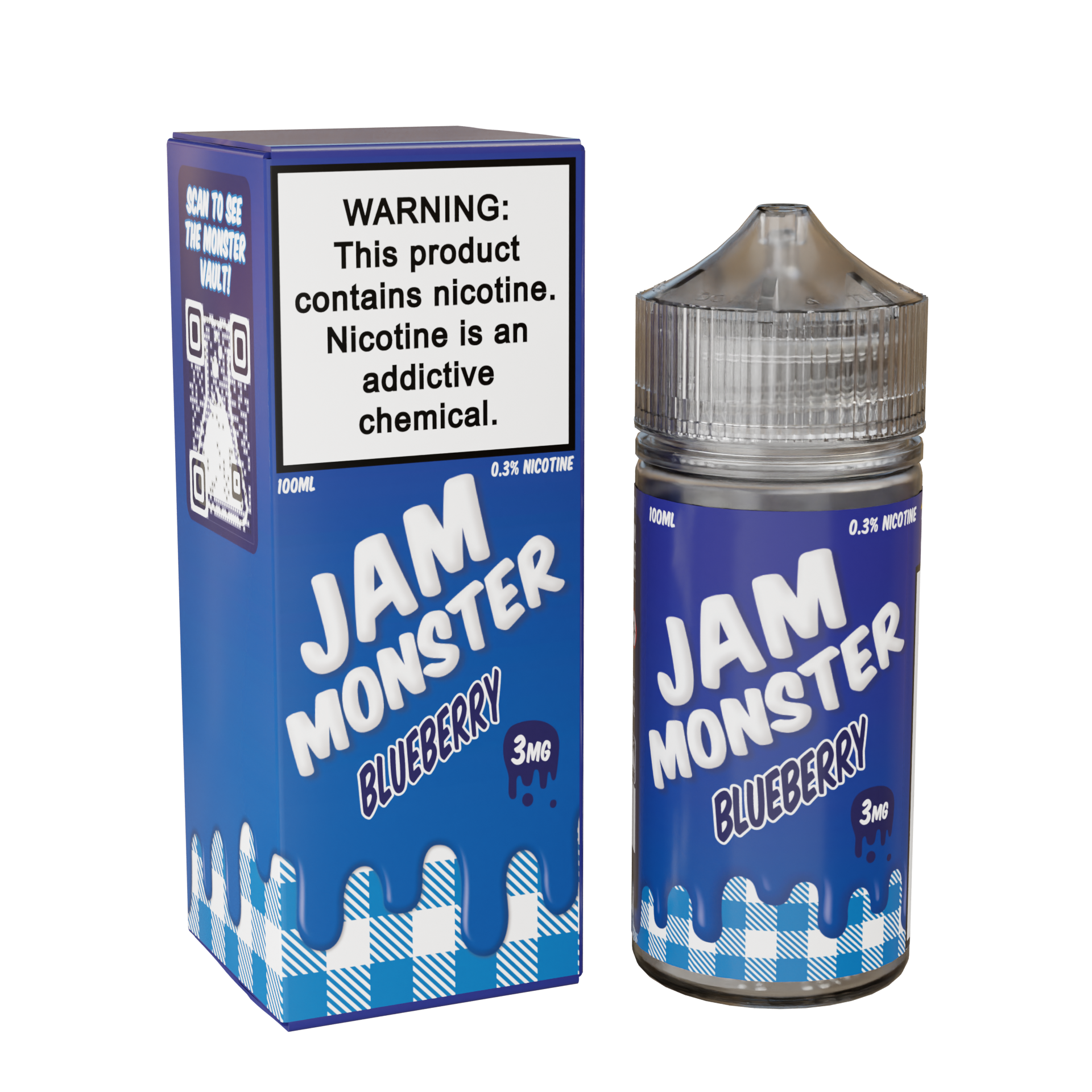 Best deal Jam Monster 100mL Vape Juice - Blueberry 