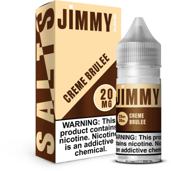 Jimmy the Juice Man 30mL Salt E-Liquid Creme Brulee