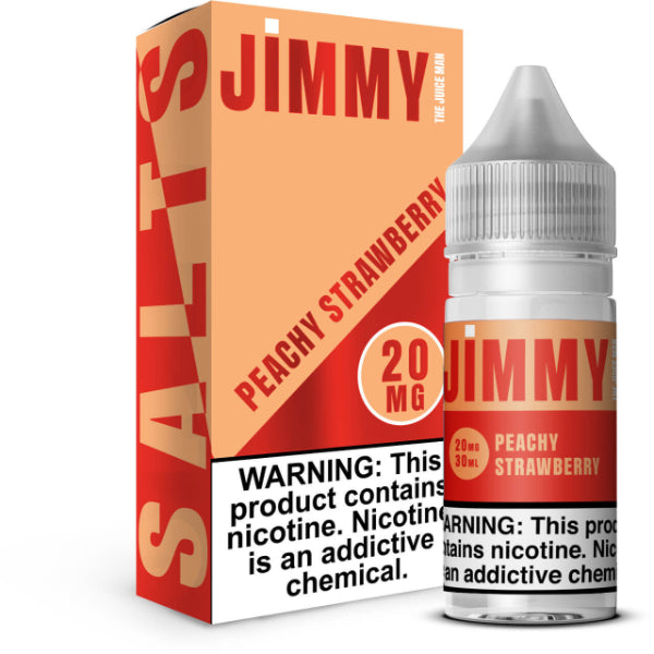 Jimmy the Juice Man 30mL Salt E-Liquid Peachy Strawberry