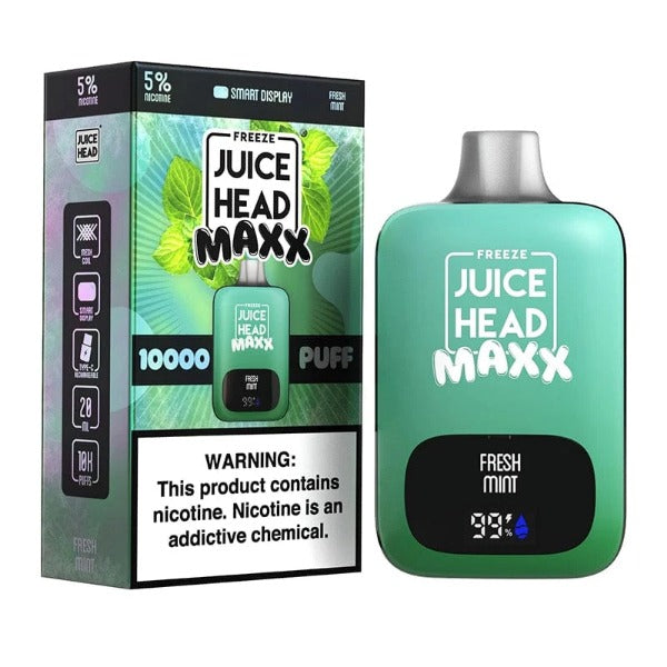 Best Deal Juice Head Maxx 10000 Puffs Disposable Vape 20mL Fresh Mint