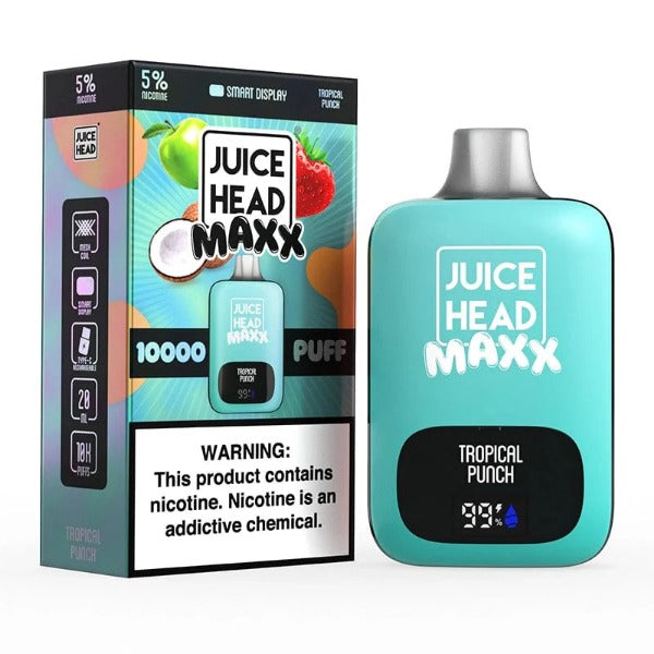 Best Deal Juice Head Maxx 10000 Puffs Disposable Vape 20mL Tropical Punch