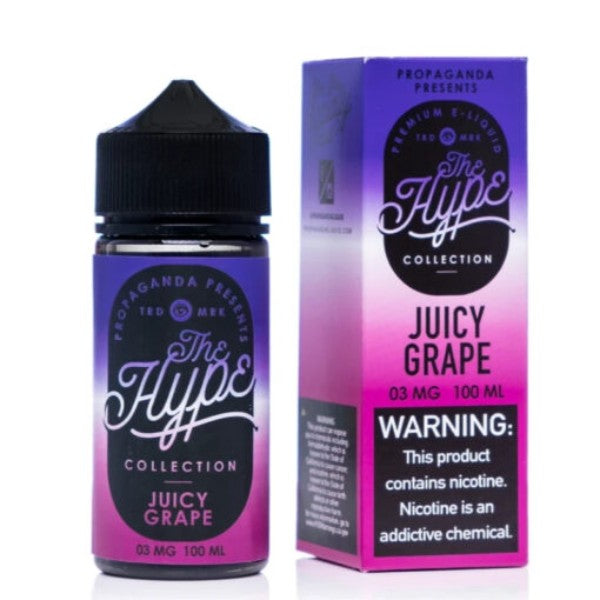 The Hype 100ML Vape Juice Best Flavors Juicy grape