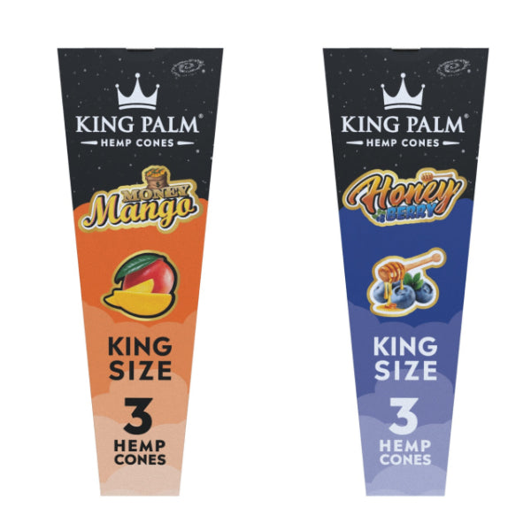 King Palm Hemp Cones King Size 3 Pack