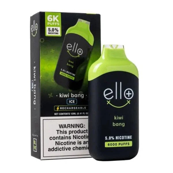 Best Deals BLVK Ello Plus Disposable Vape 12mL Kiwi bang