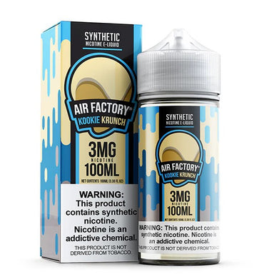 Air Factory Tobacco Free Nicotine 100mL Vape Juice Best Flavor Kookie krunch