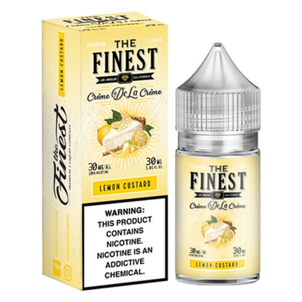 The Finest Creme Salt 30ML Vape Juice Best Flavor - Lemon Custard 30mg