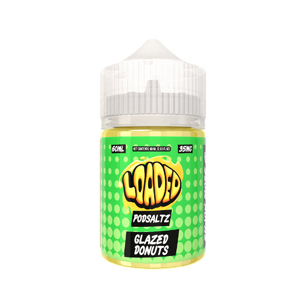 LOADED Nic Salts 60mL Vape Juice Glazed Donuts